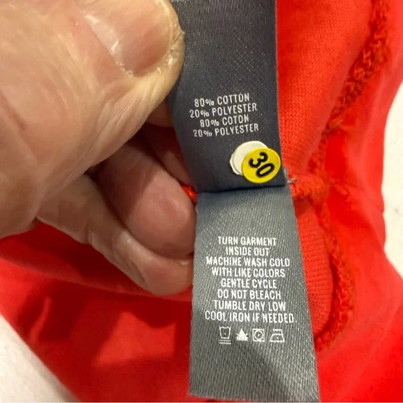 NWT Aerie Velvet Sweatshirt Scoop Neck Raglan Sleeves Coral Women’s Size XL - Picture 9 of 11